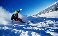 skiing